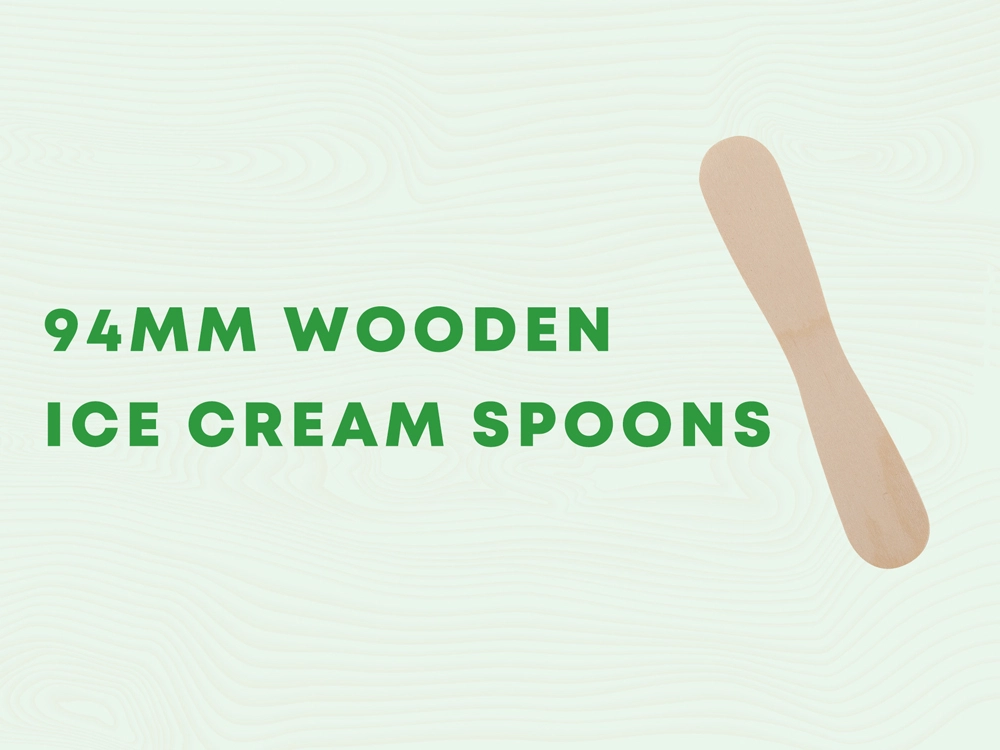 94 MM Wooden Ice Cream Spoons