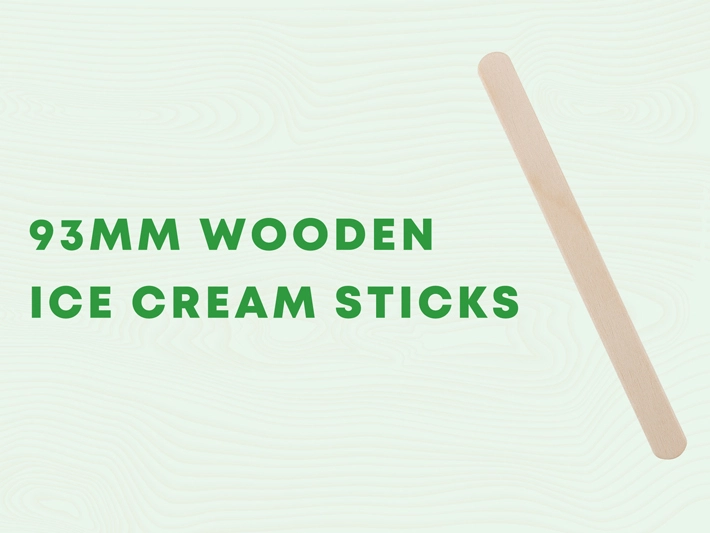 93 MM Wooden Ice Cream Sticks