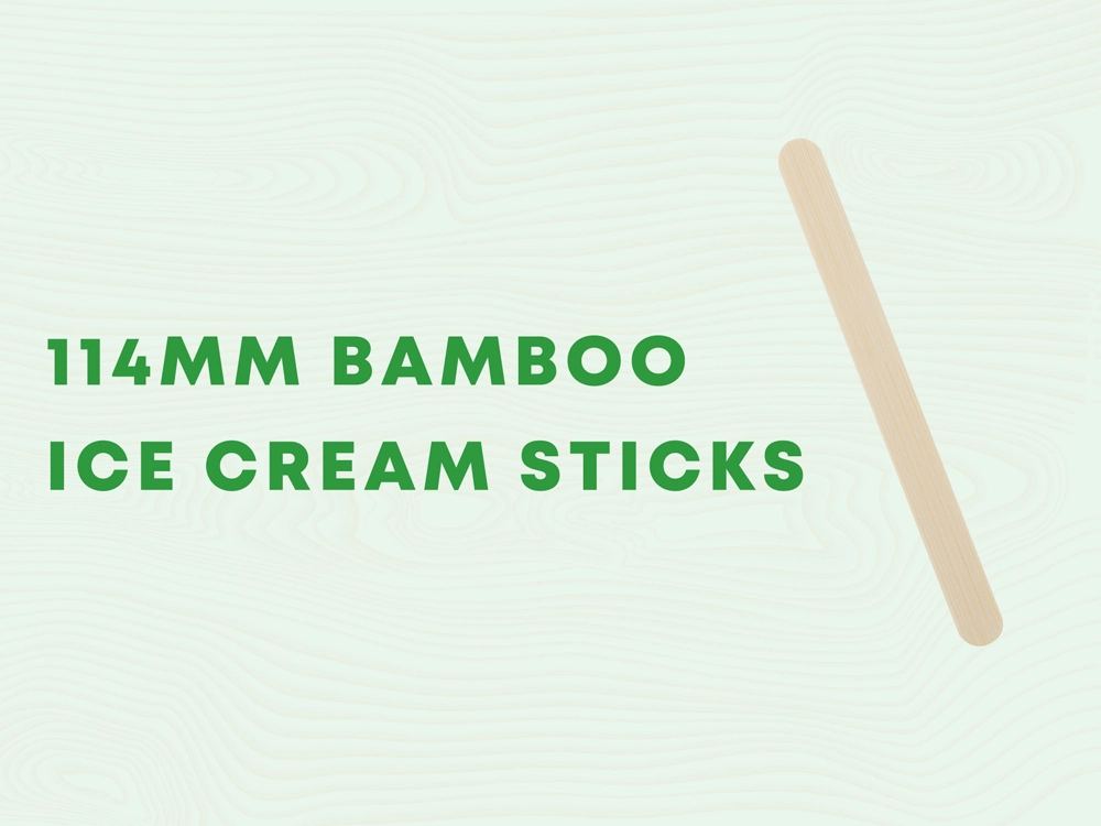 114 MM Bamboo Ice Cream Sticks