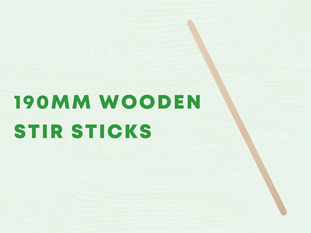 190 MM Wooden Stir Sticks