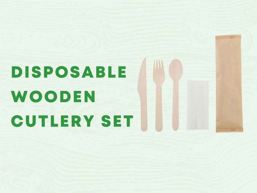 Disposable Wooden Cutlery Set