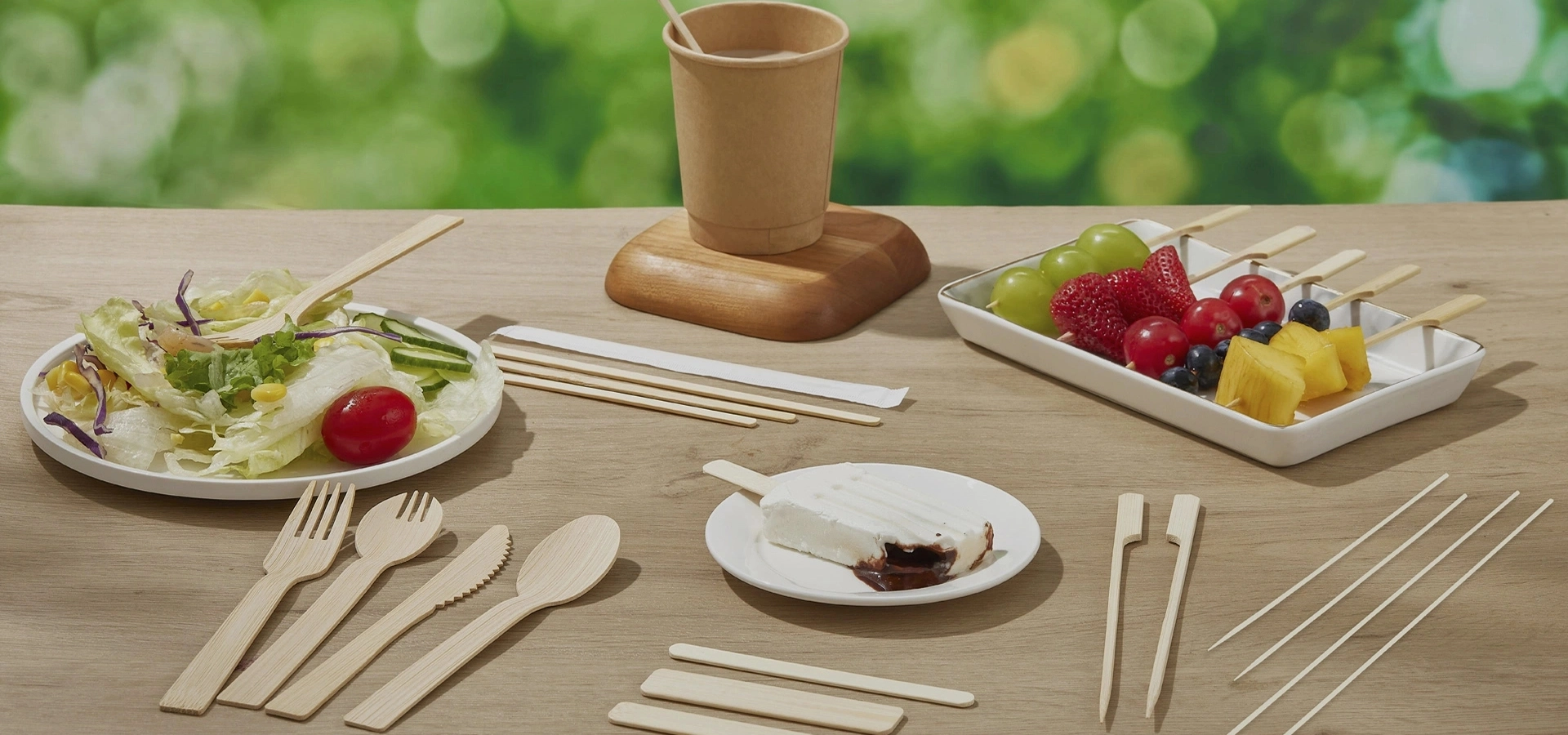 Disposable Bamboo Utensils