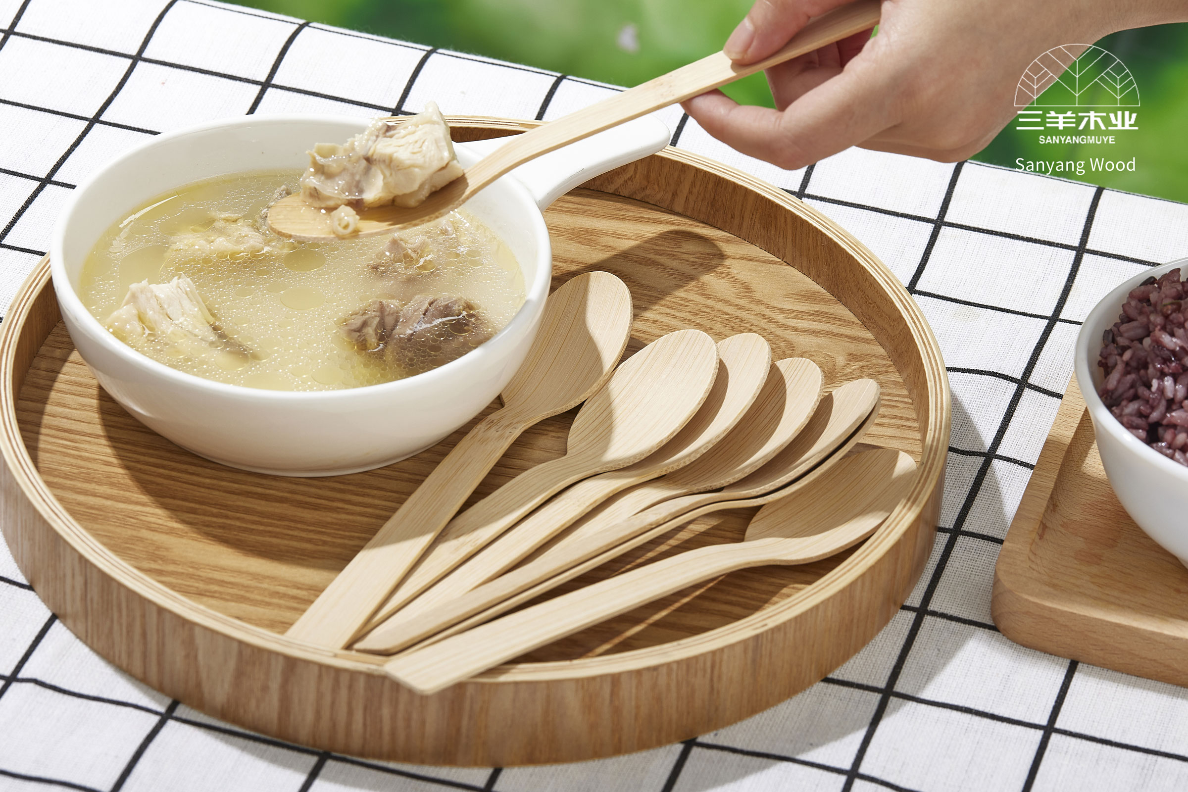 disposable bamboo spoon types