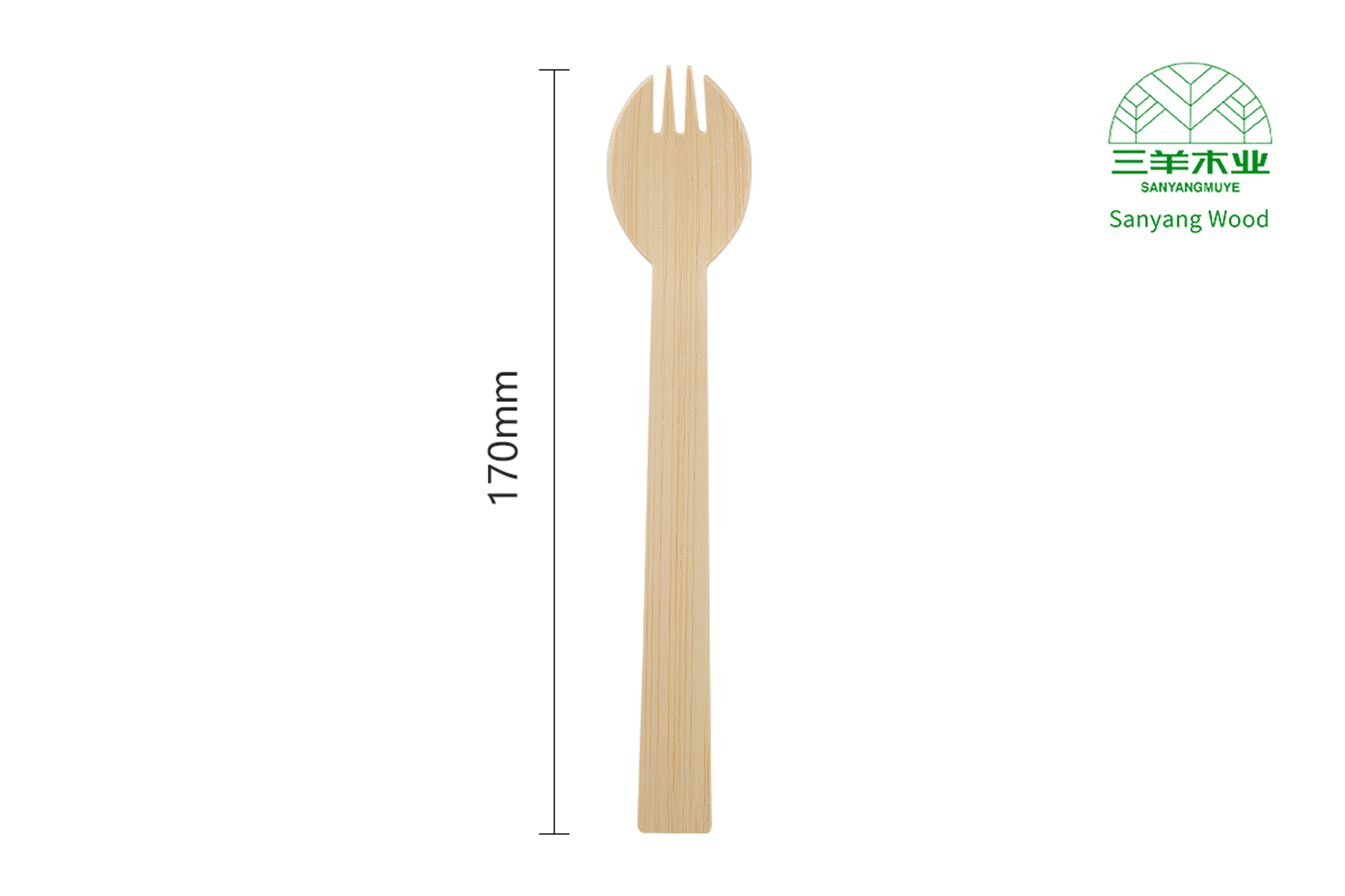 disposable bamboo spork kinds