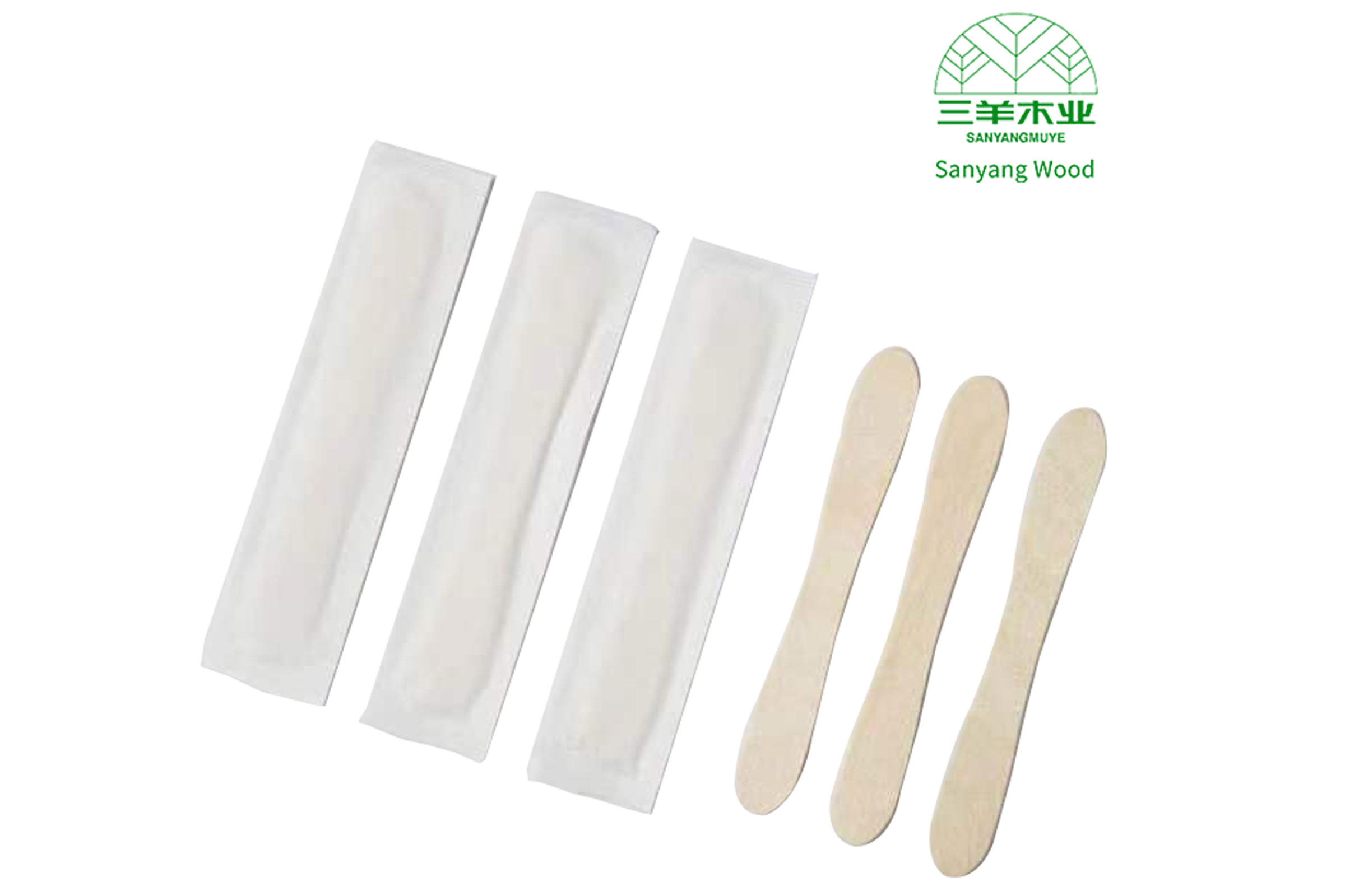 114mm wooden ice cream spoons factories