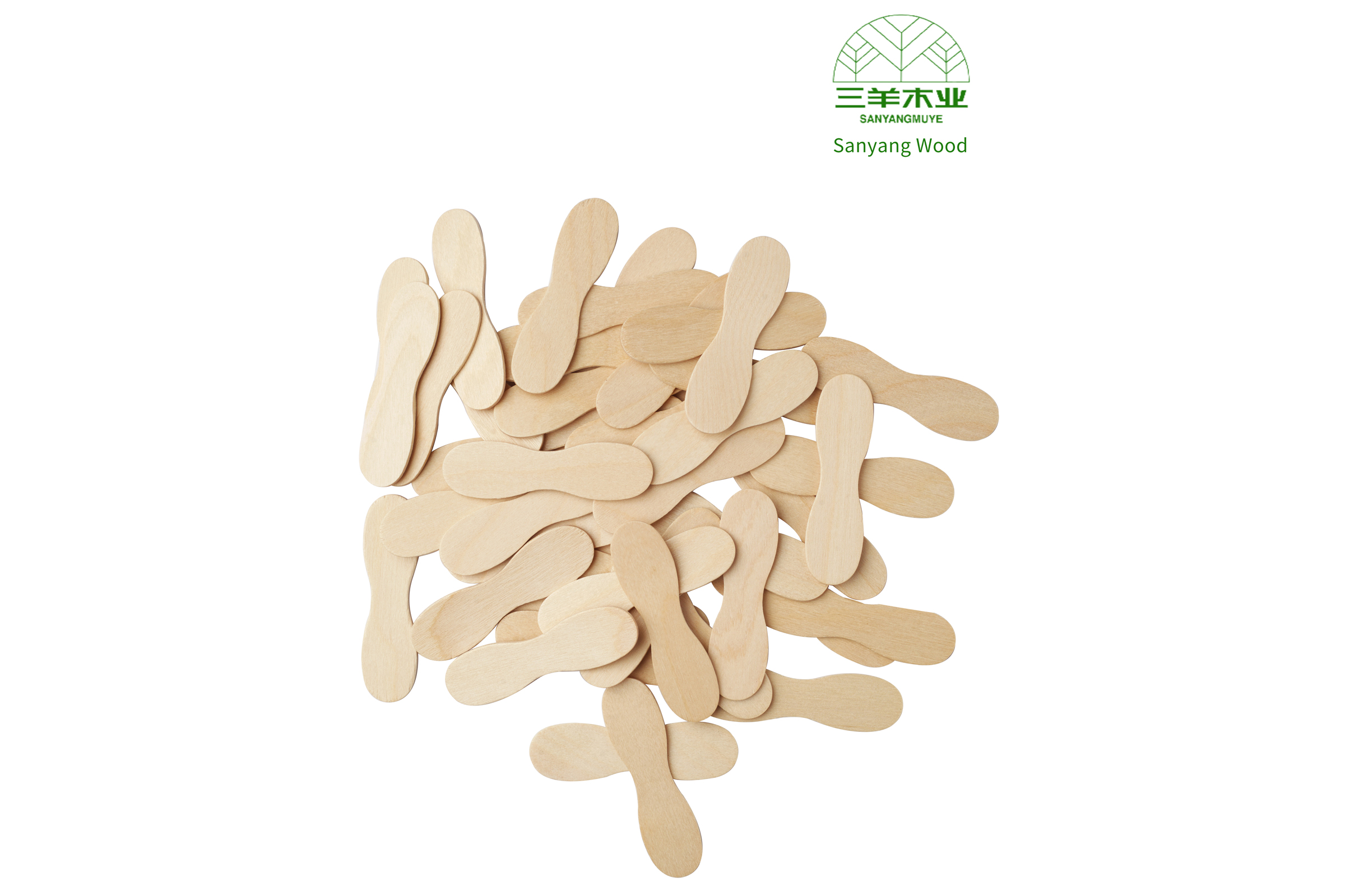 60mm wooden ice cream spoons factories